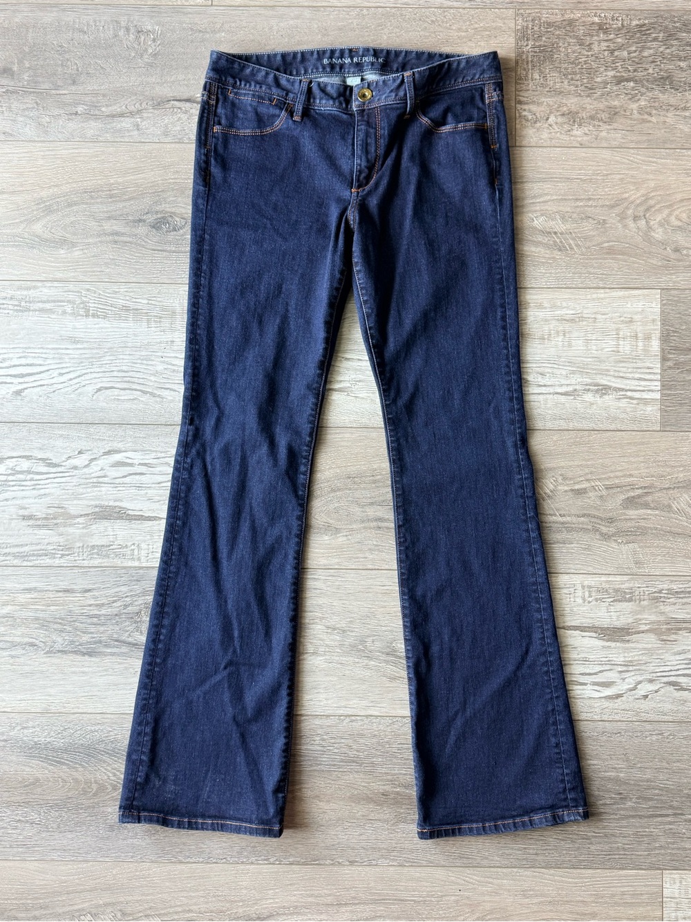 Banana Republic Dark Wash Stretch Bootcut Jeans Size 29
